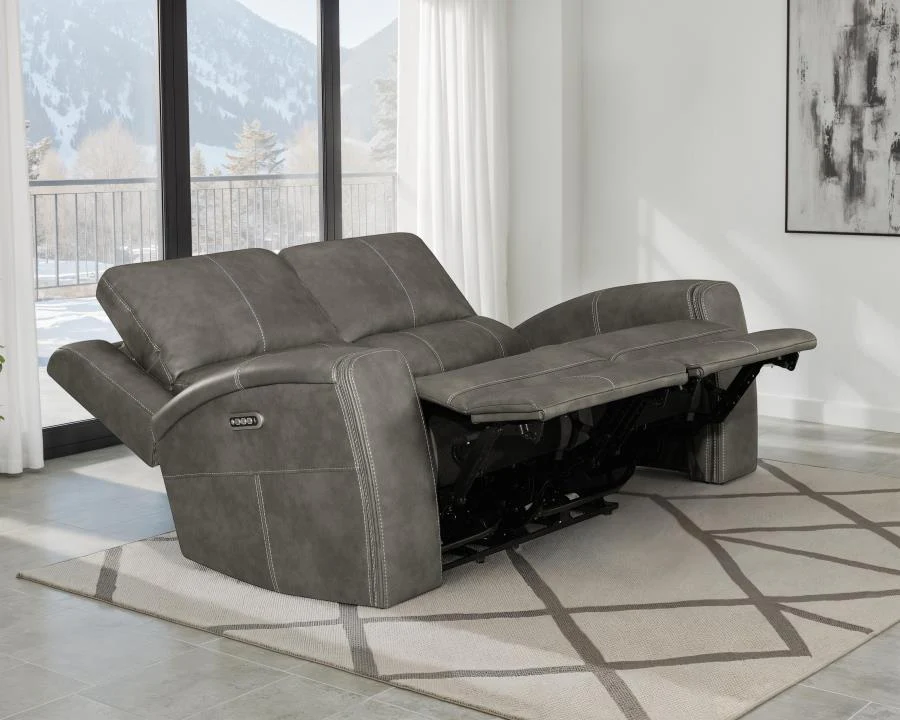 Brickston - Triple Power Reclining Loveseat