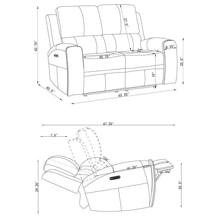 Brickston - Triple Power Reclining Sofa Set - Image 62