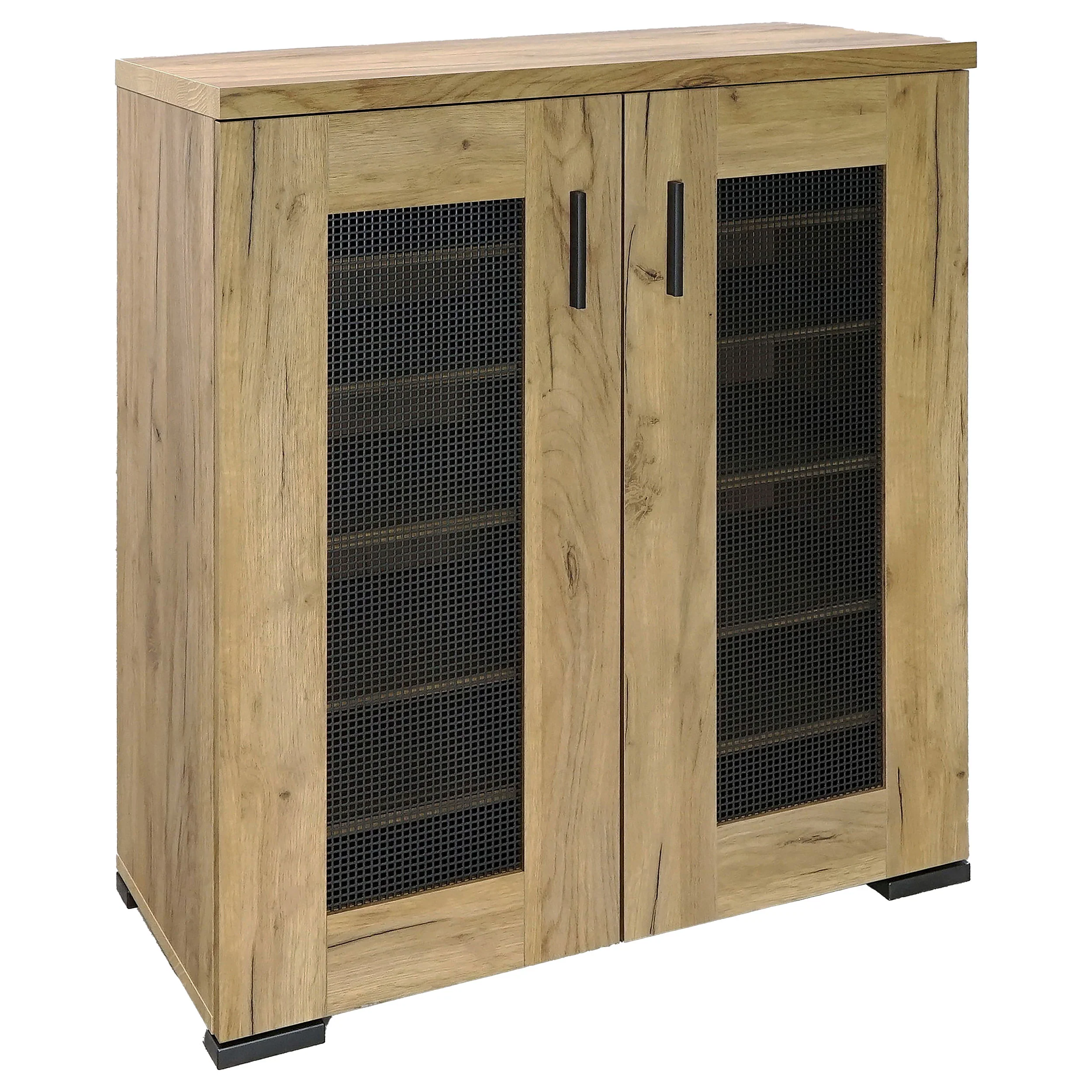 Bristol - 6-Shelf Engineered Wood Shoe Cabinet - Golden Oak - Image 18