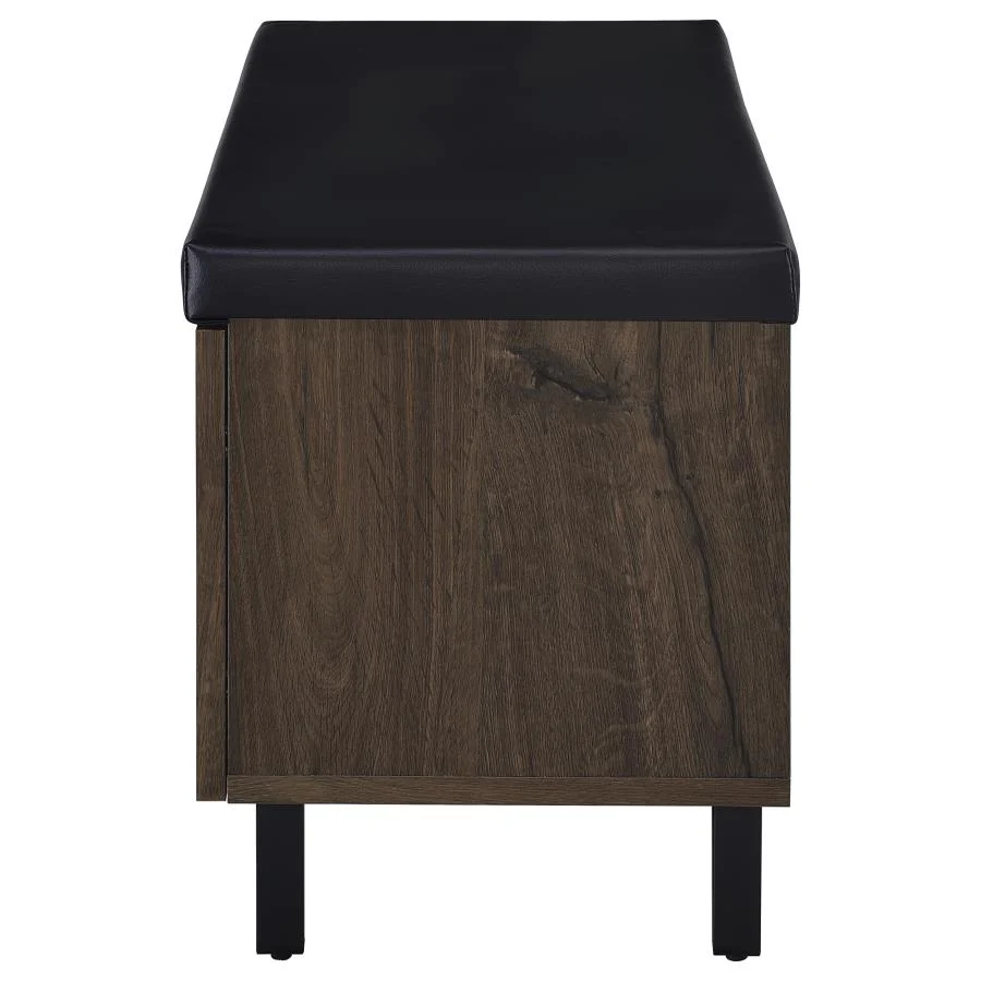 Brixton - 2-Door Padded Entryway Shoe Storage Bench - Image 17