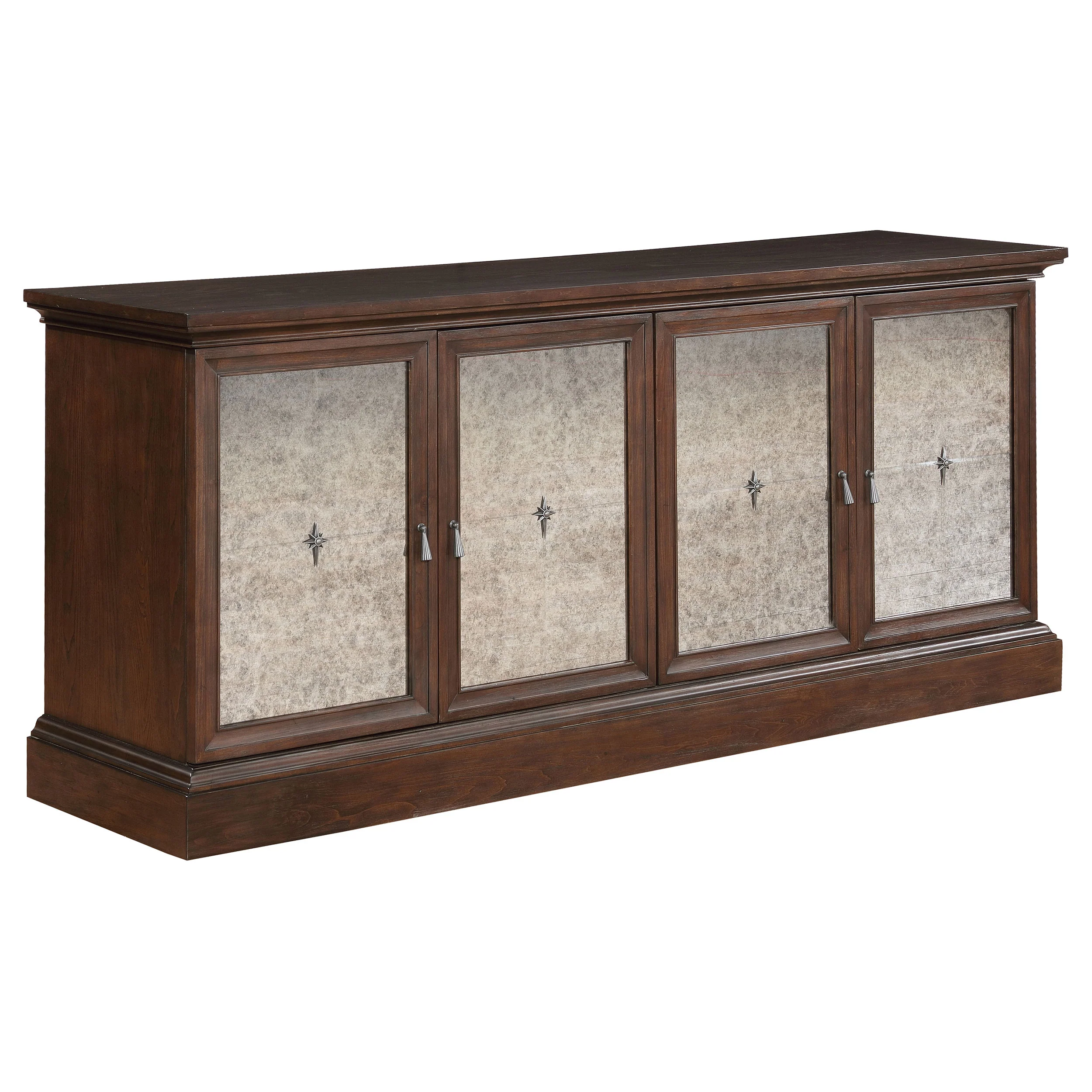 Brockway 4-door Dining Sideboard Buffet Cabinet Antique Java - Image 6