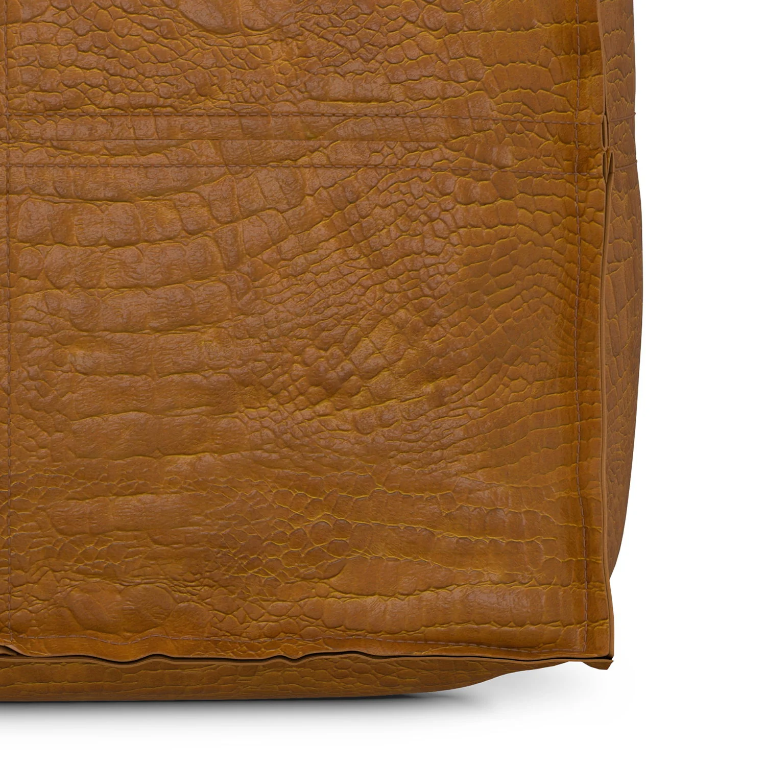Brody - Square Pouf - Tan - Image 6