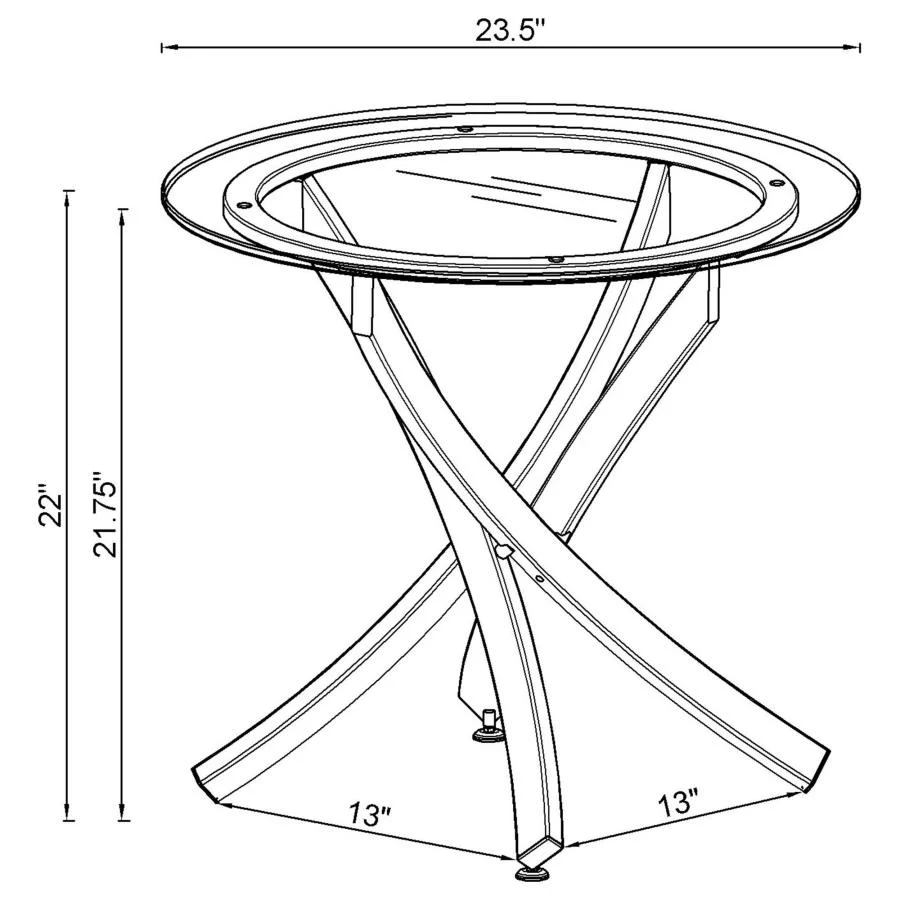 Brooke - Round Coffee Table Set - Image 11