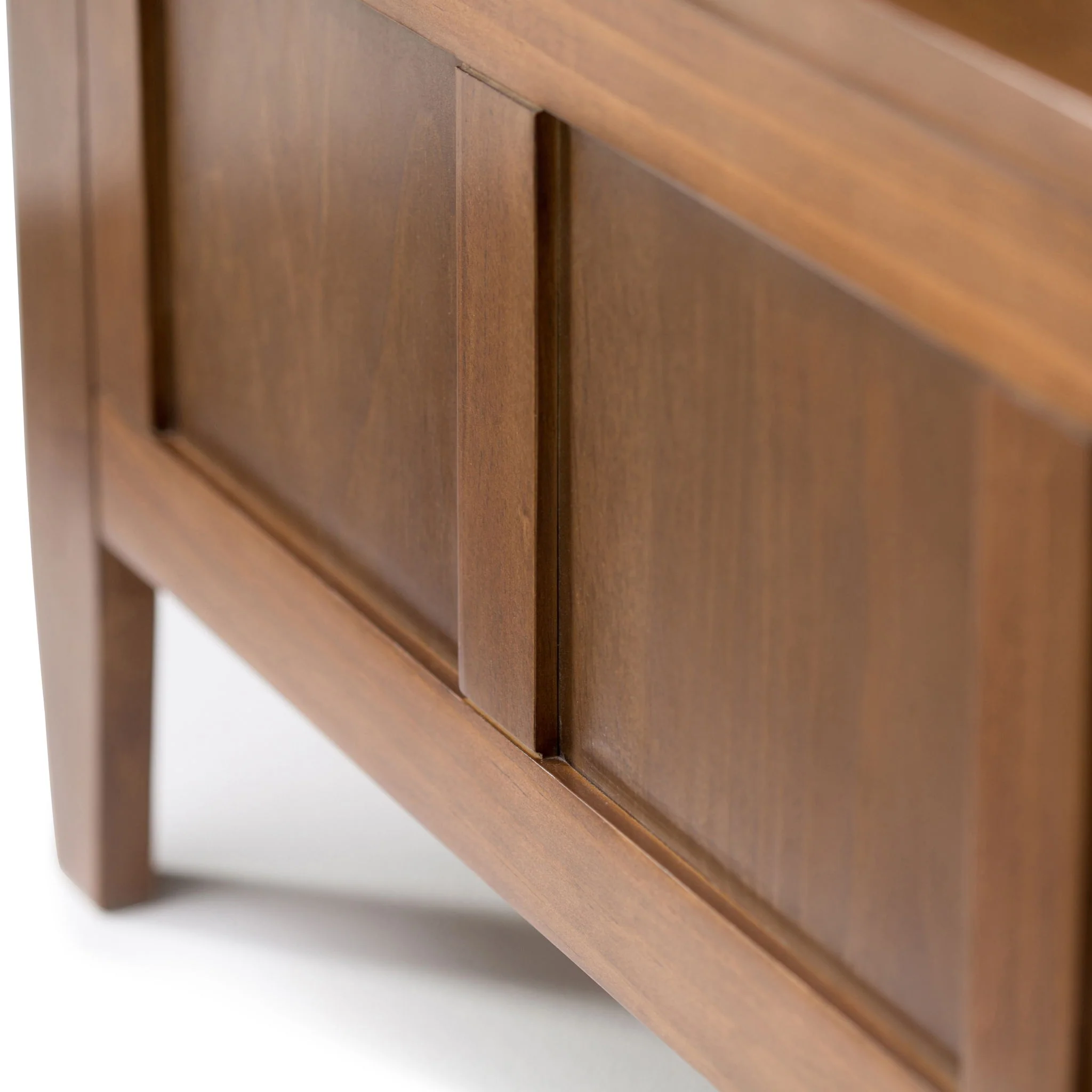 Brooklyn - Entryway Storage Bench - Medium Saddle Brown - Image 2