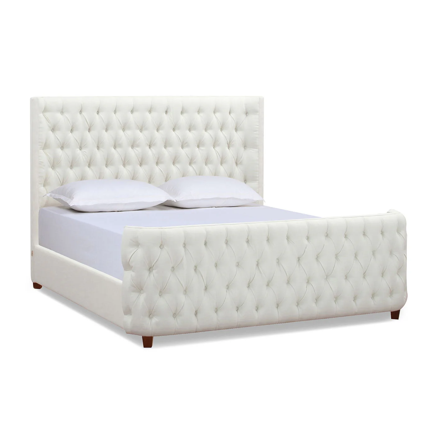 Brooklyn - Tufted Panel Bed Headboard And Footboard Set - Image 17