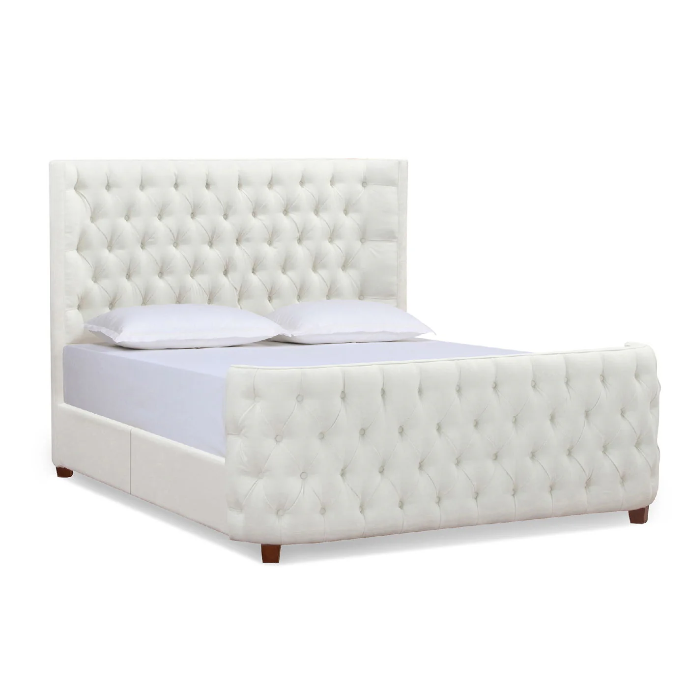 Brooklyn - Tufted Panel Bed Headboard And Footboard Set - Image 58