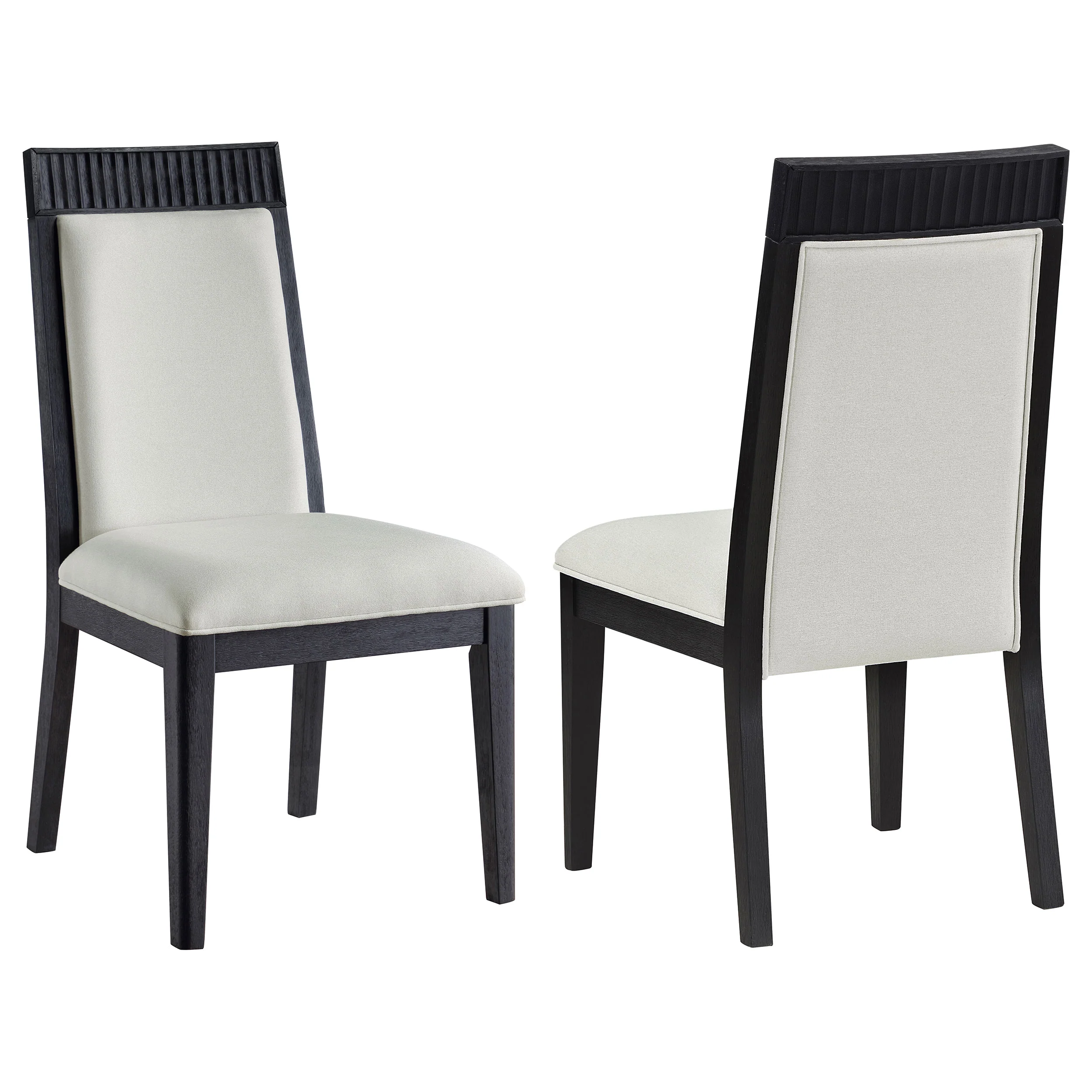 Brookmead - Dining Side Chair (Set of 2) - Ivory / Black - Image 15