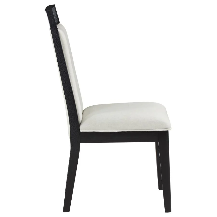 Brookmead - Dining Side Chair (Set of 2) - Ivory / Black - Image 9