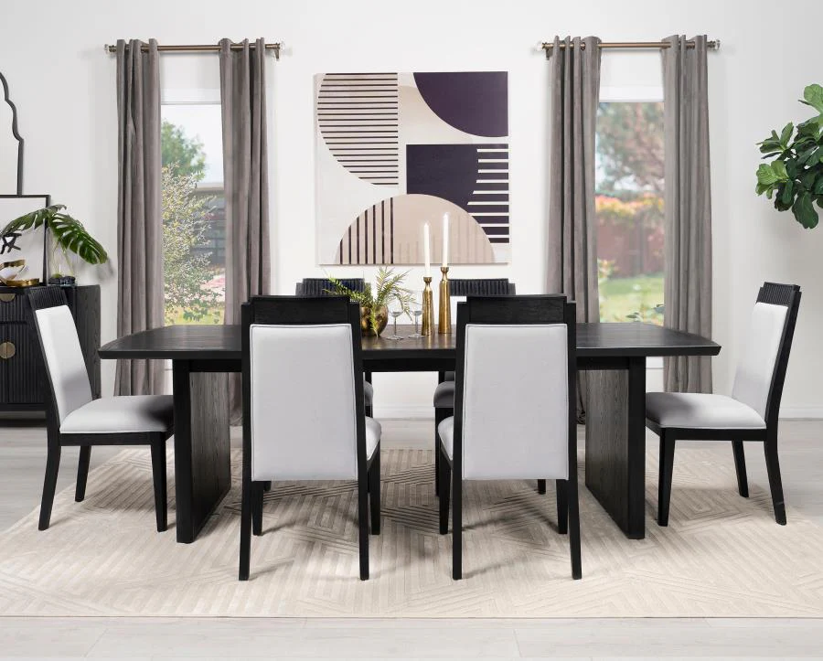 Brookmead - Extension Leaf Dining Table - Black - Image 15