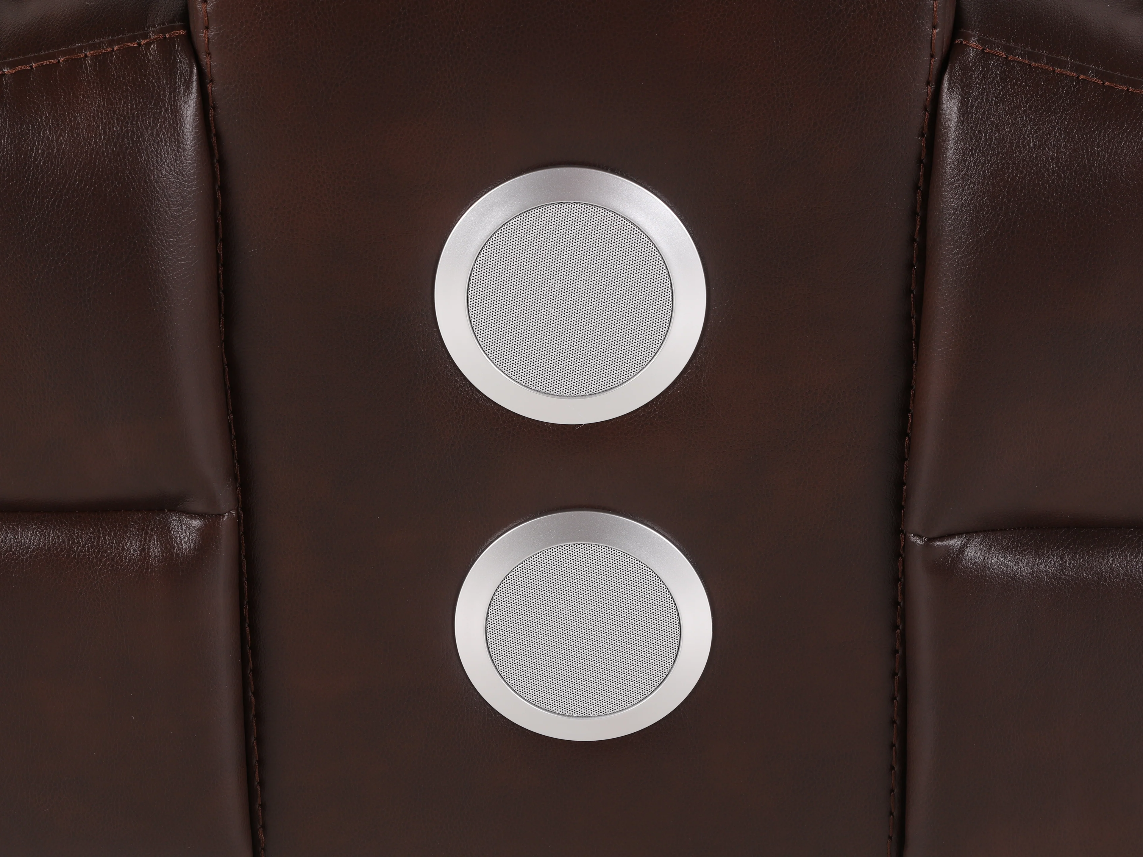 Brown 3 Piece Power Reclining Living Room Set w/ Power Headrests, LED, USB & Console Audio - Image 12