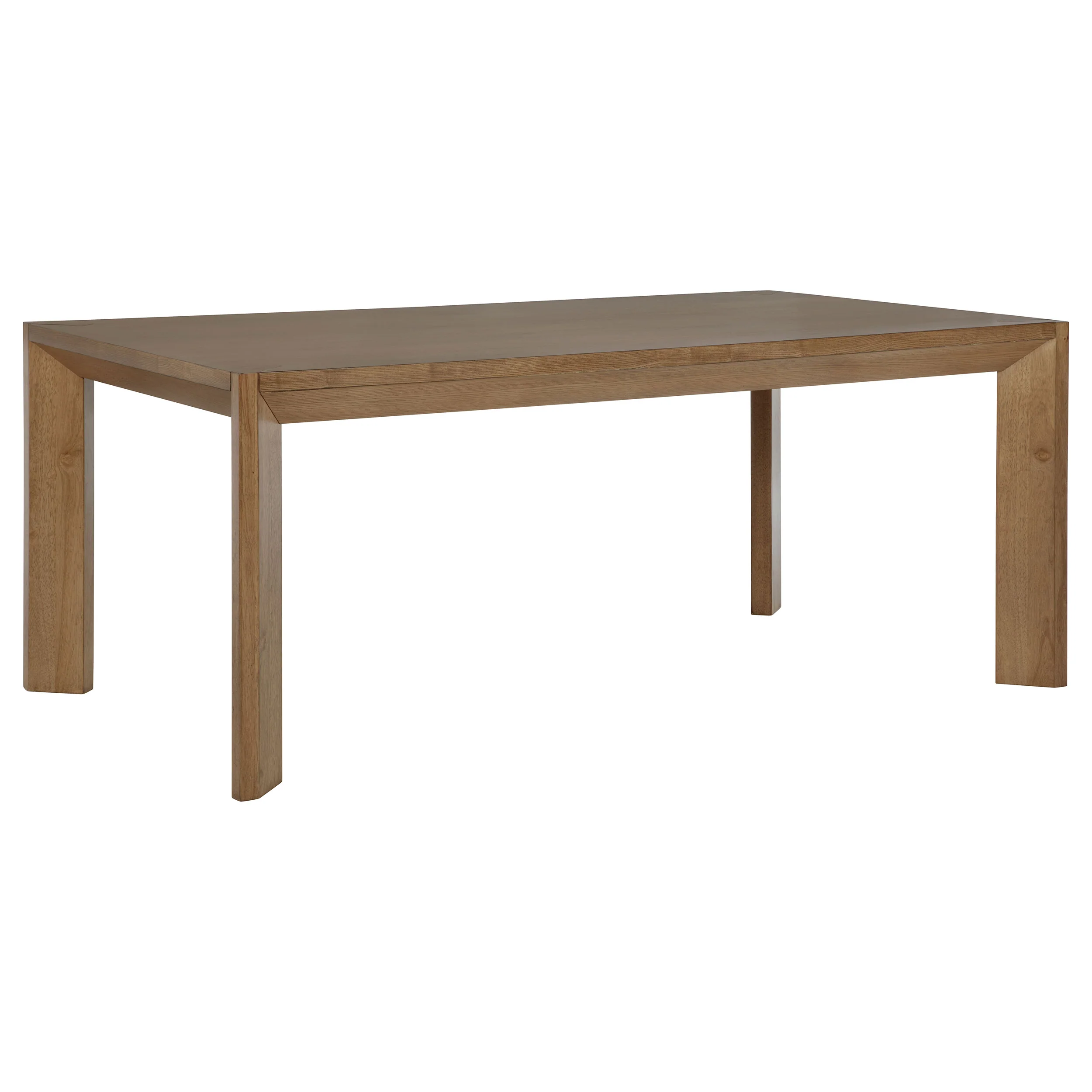 Bruner - Rectangular Wood Dining Table - Natural Brown - Image 10
