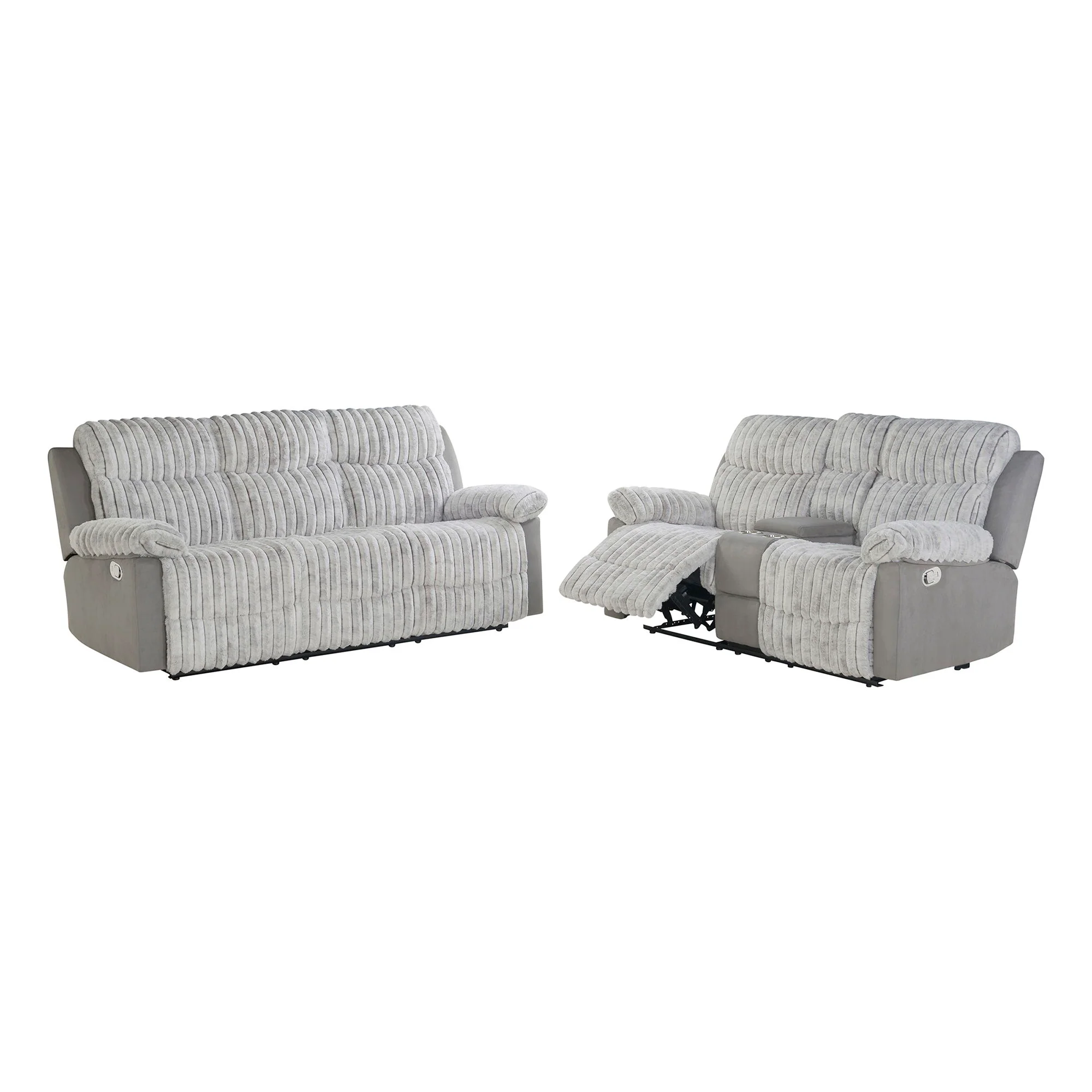 Bruni - Console Reclining Loveseat With Manual Recline - Image 17