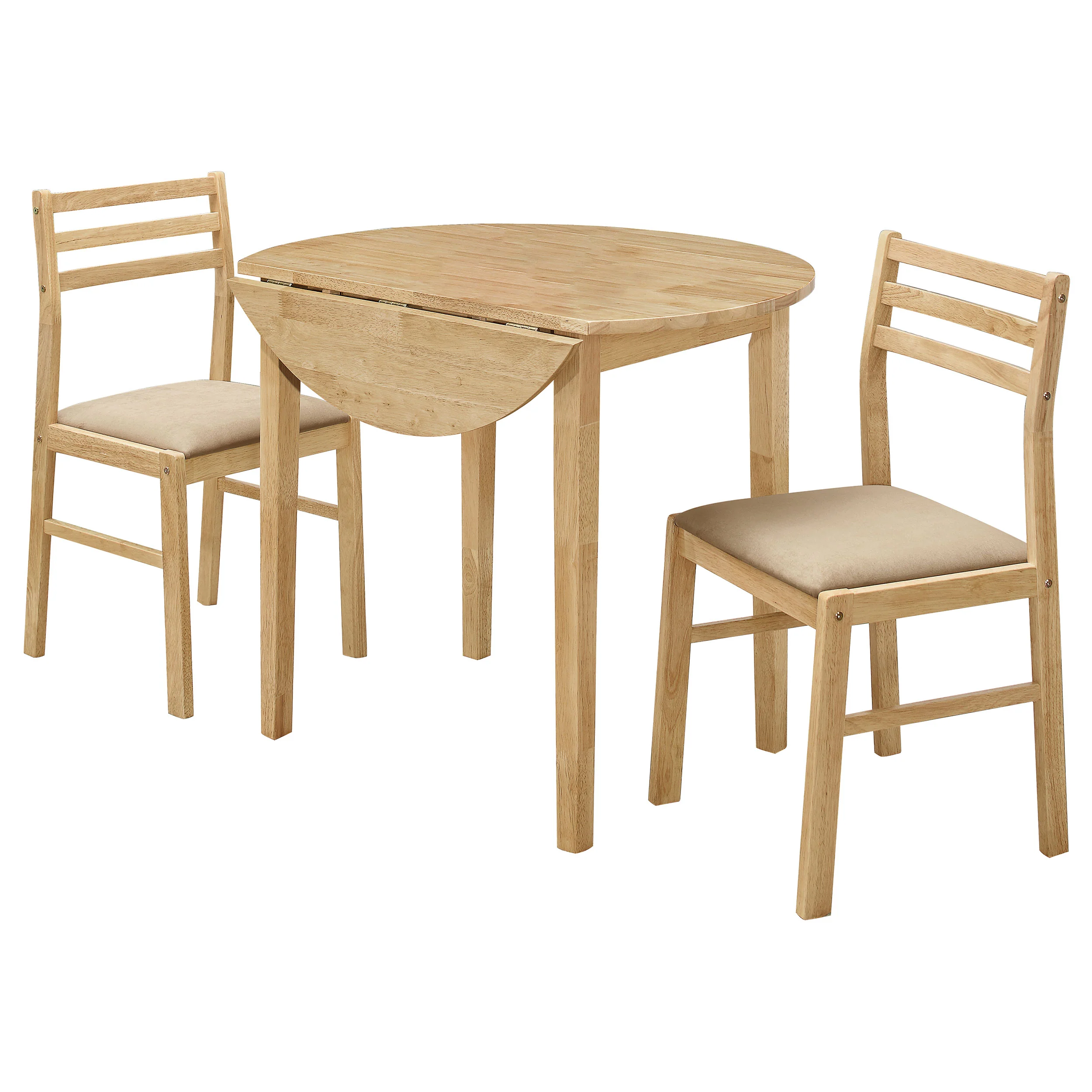 Bucknell - 3 Piece Round Drop Leaf Dining Table Set - Image 33