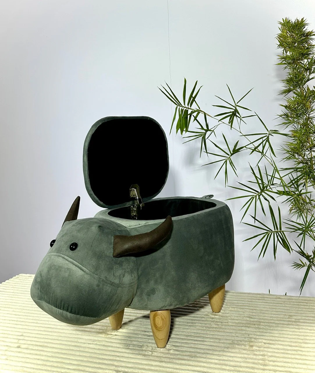 Buffalo Storage Ottoman