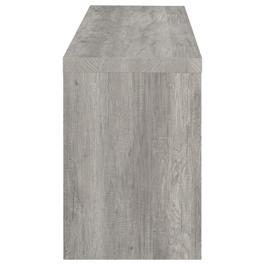 Burke - 2-Drawer Engineered Wood TV Stand - Gray Driftwood - Image 8