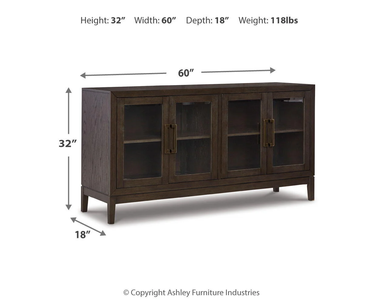 Burkhaus - Dining Room Server - Dark Brown - Image 8