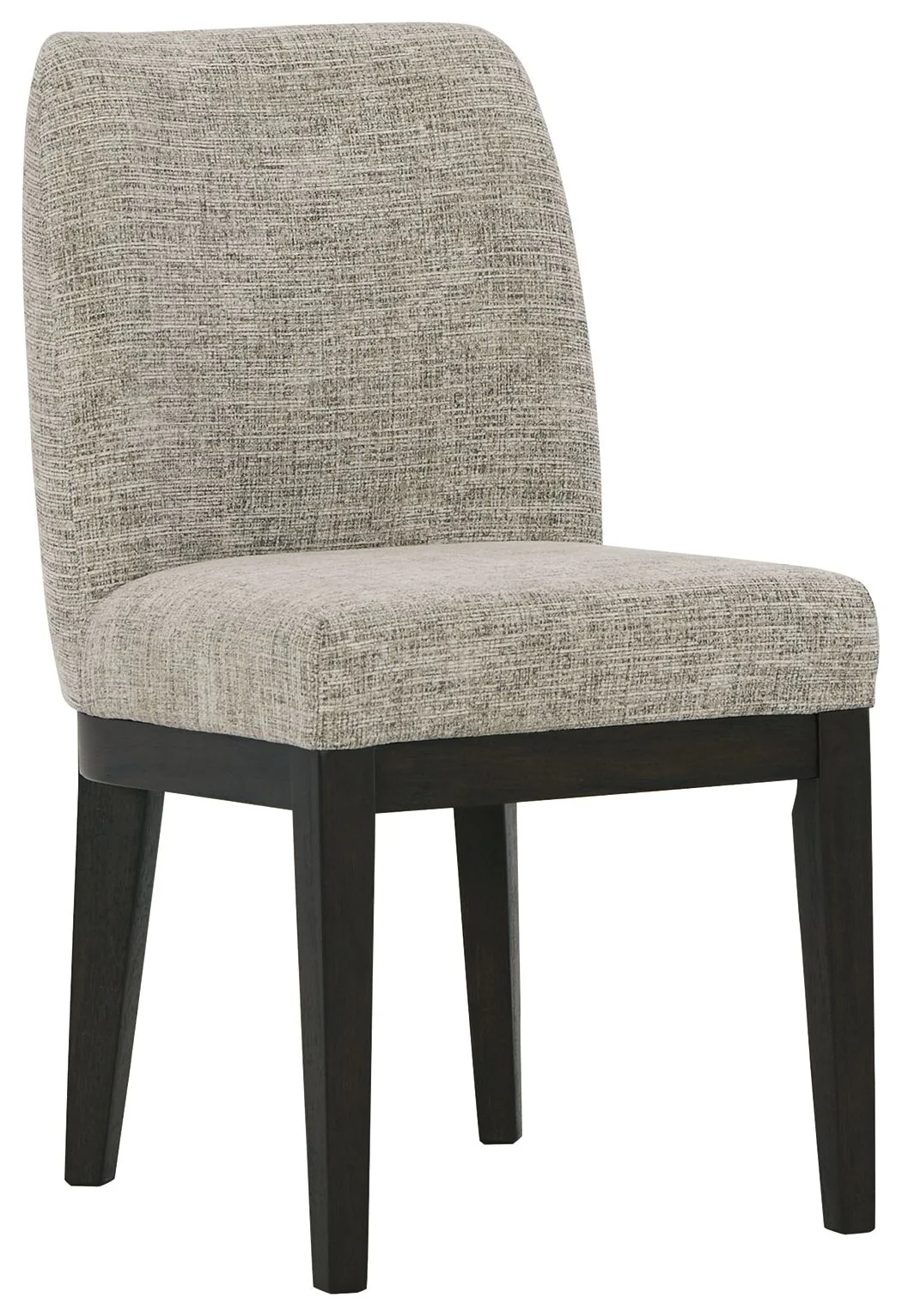 Burkhaus - Dining UPH Side Chair (Set of 2) - Beige / Dark Brown - Image 5