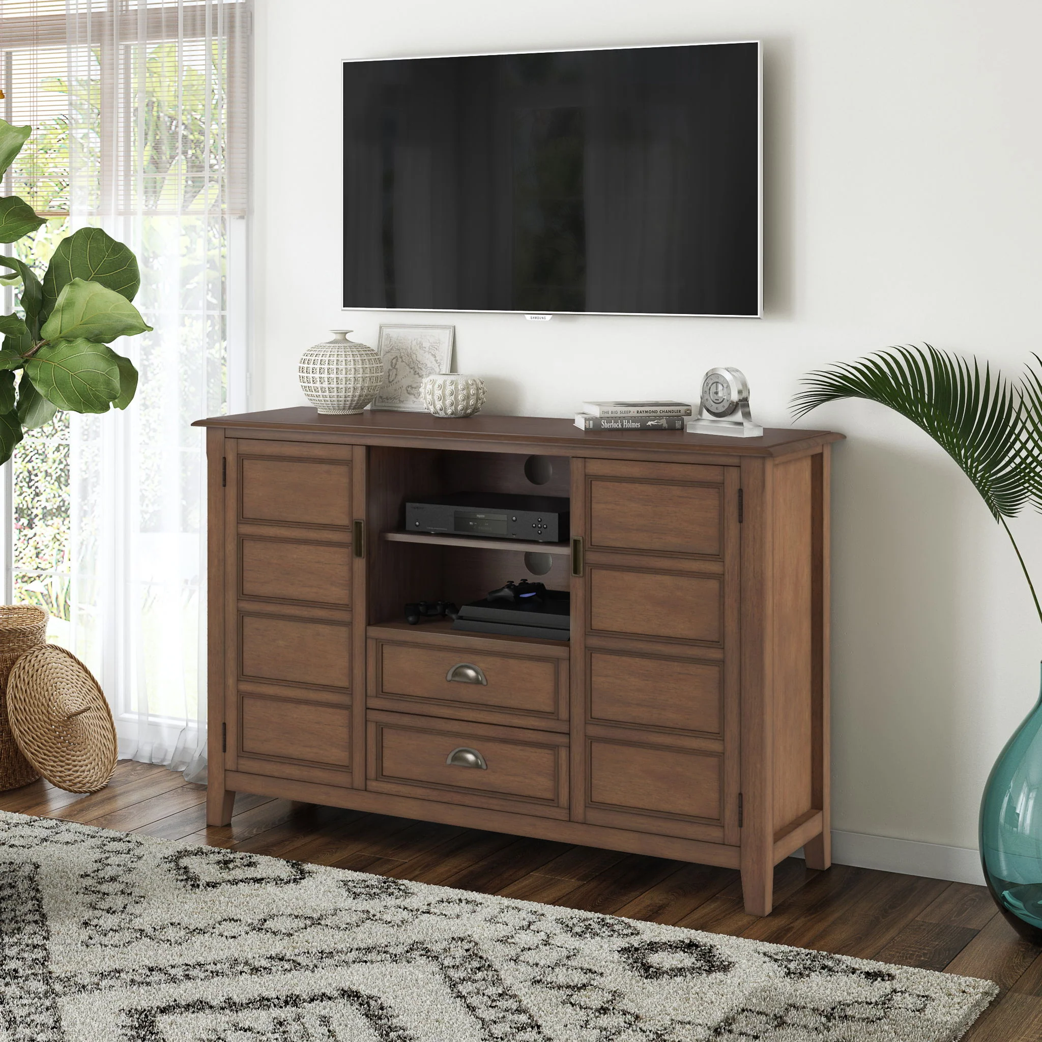 Burlington - Handcrafted Tall TV Media Stand - Image 13