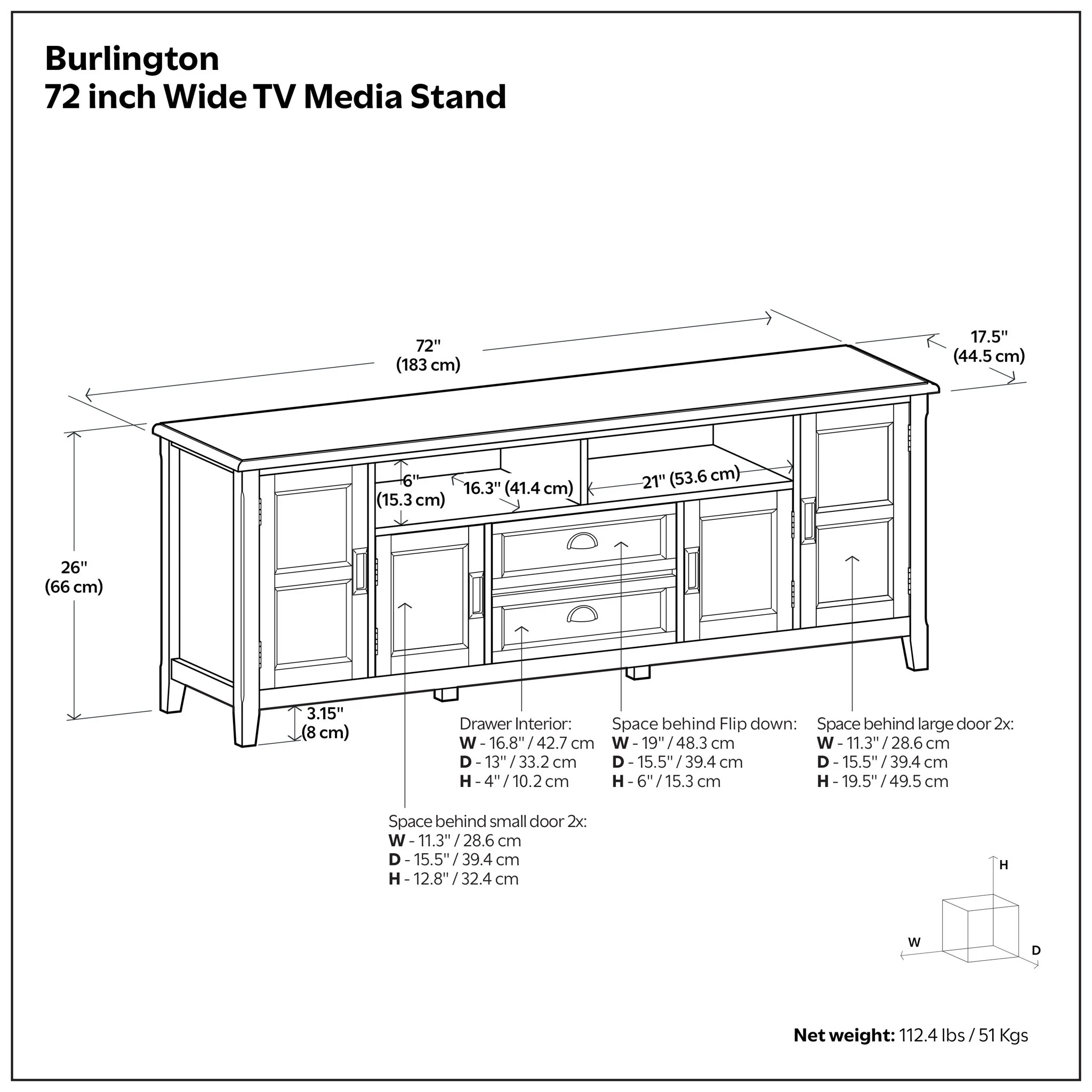 Burlington - TV Media Stand - Image 7