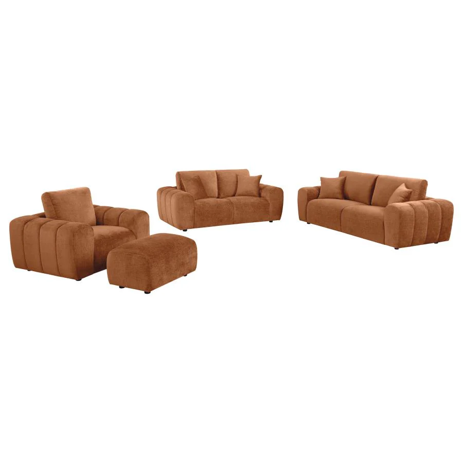 Burnett - Chenille Upholstered Sofa Set - Image 11