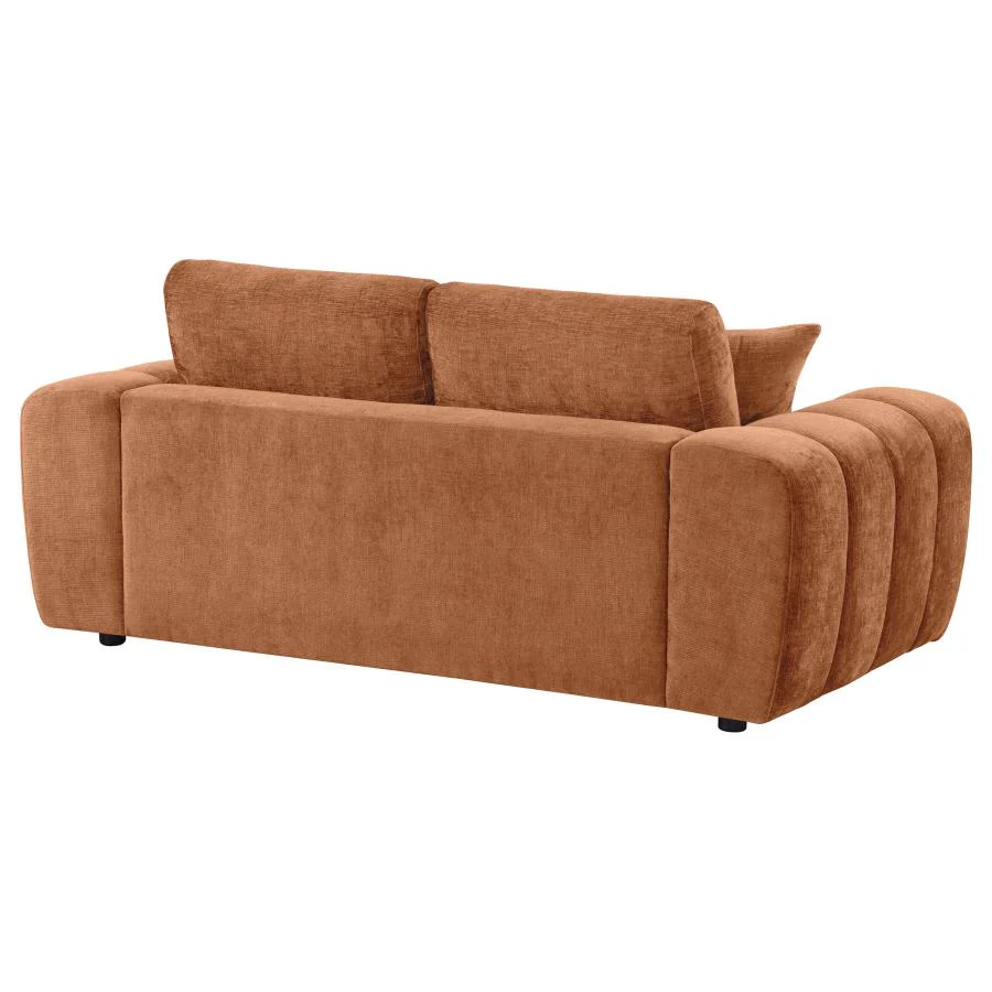 Burnett - Chenille Upholstered Wide Arm Loveseat - Image 13