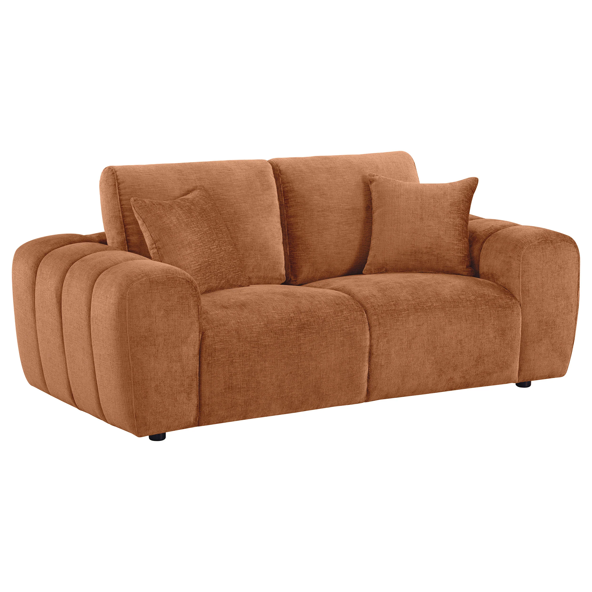 Burnett - Chenille Upholstered Wide Arm Loveseat - Image 27