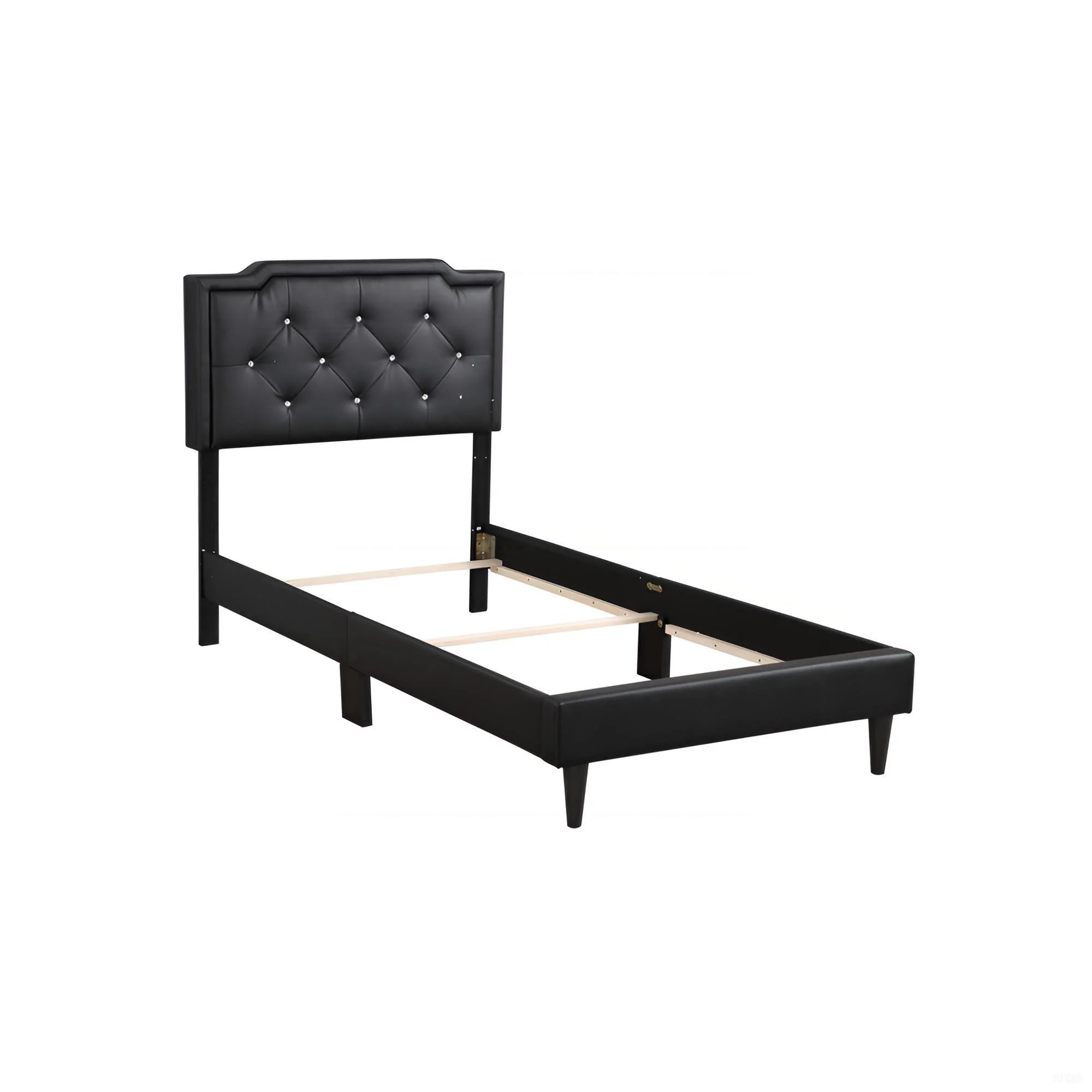 Button Tufted Bed Charming For Cozy Spaces - Image 109