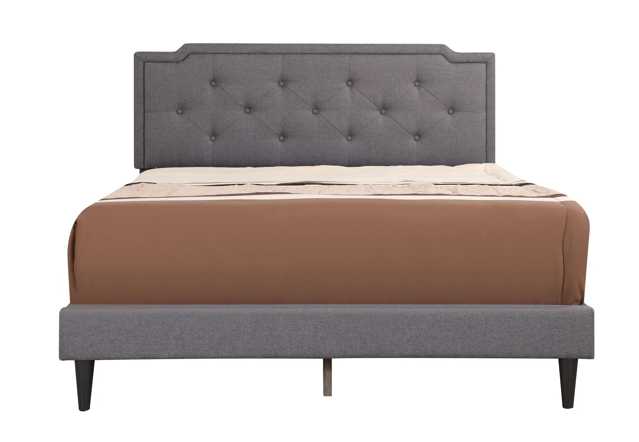 Button Tufted Bed Charming For Cozy Spaces - Image 112