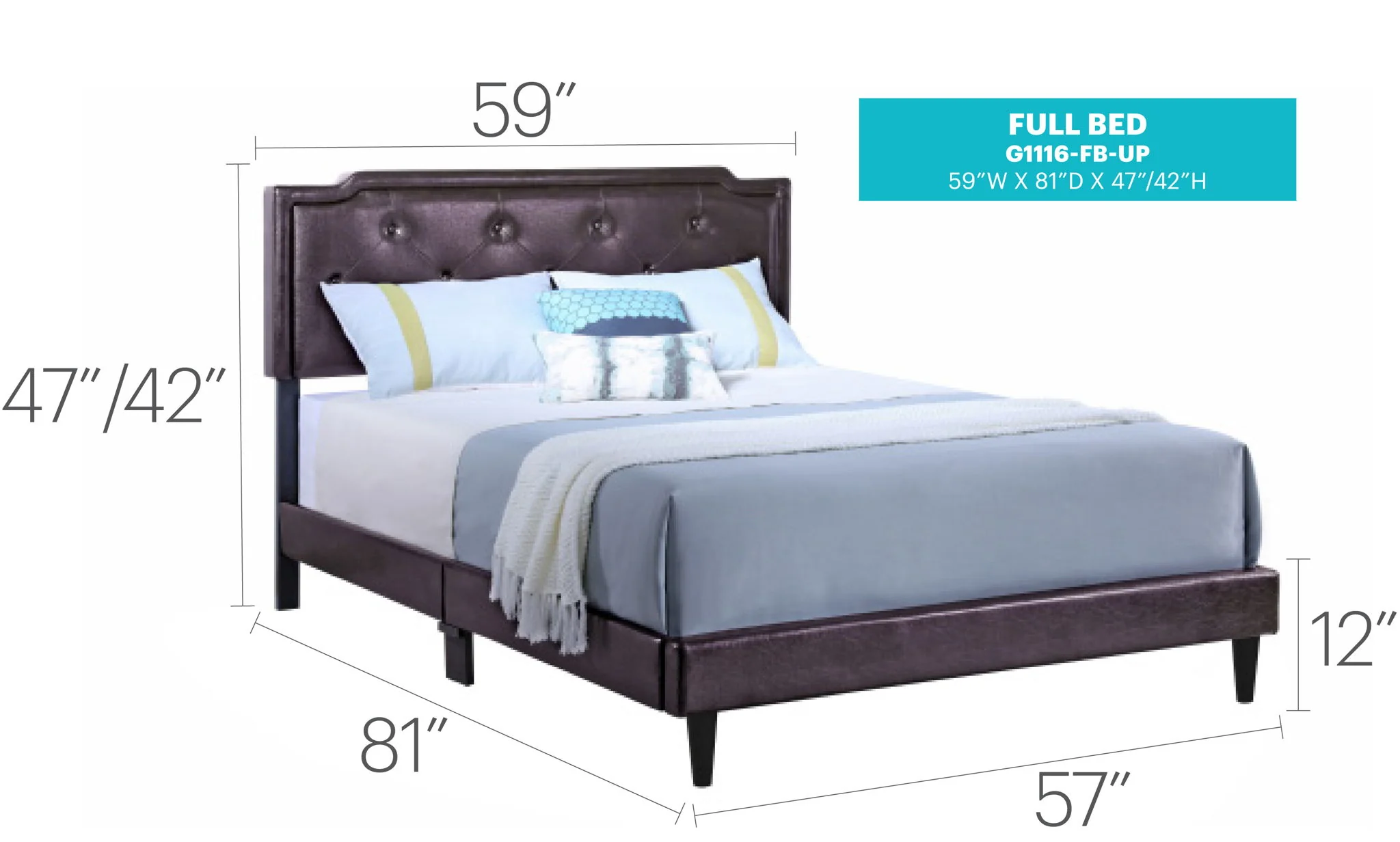Button Tufted Bed Charming For Cozy Spaces - Image 45