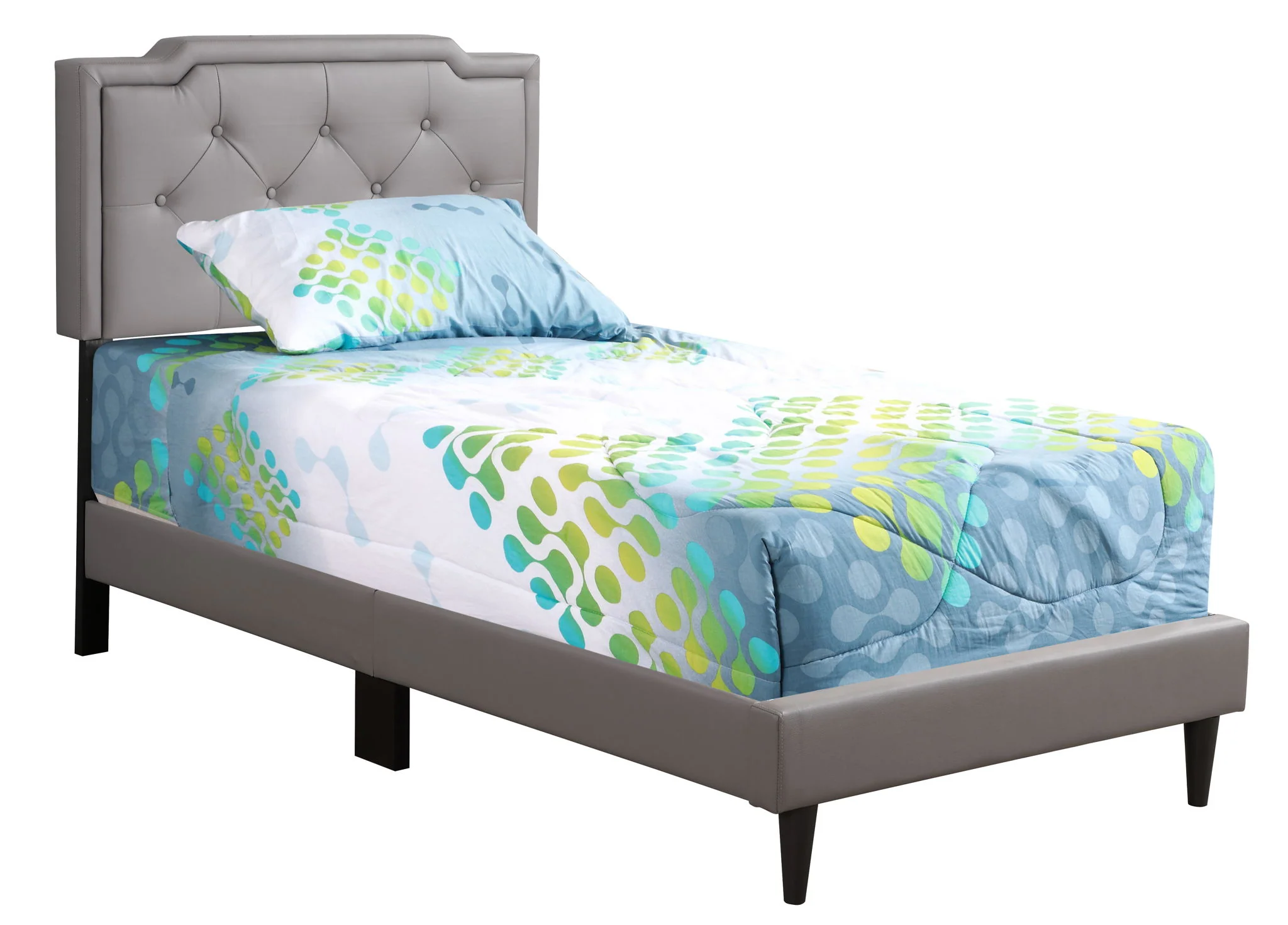 Button Tufted Bed Charming For Cozy Spaces - Image 54