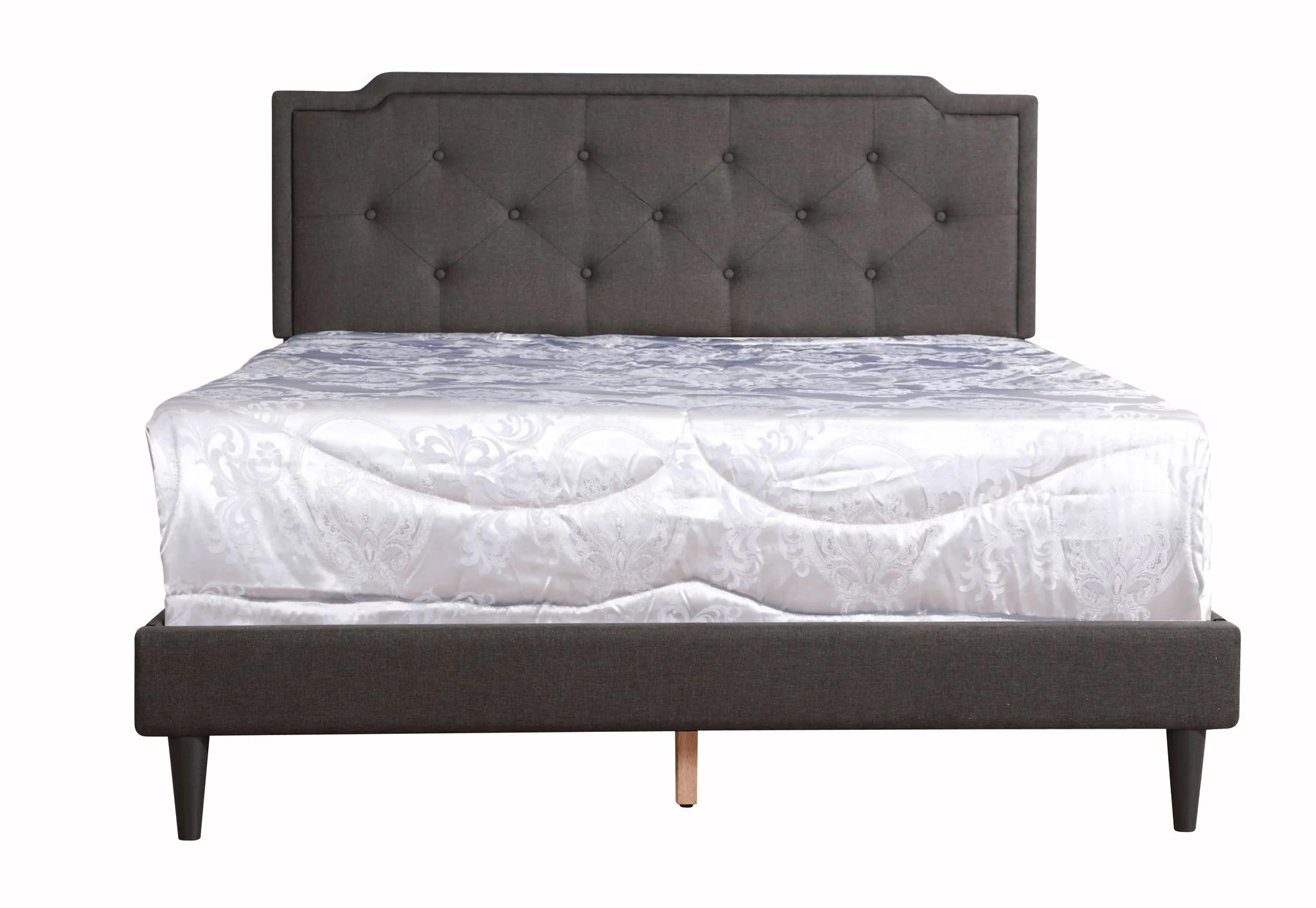 Button Tufted Bed Charming For Cozy Spaces - Image 67