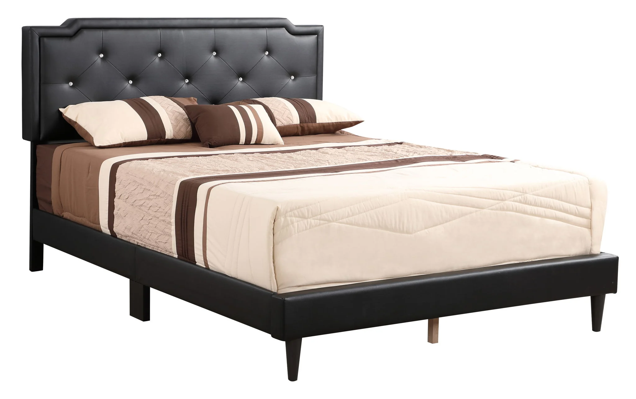 Button Tufted Bed Charming For Cozy Spaces - Image 83