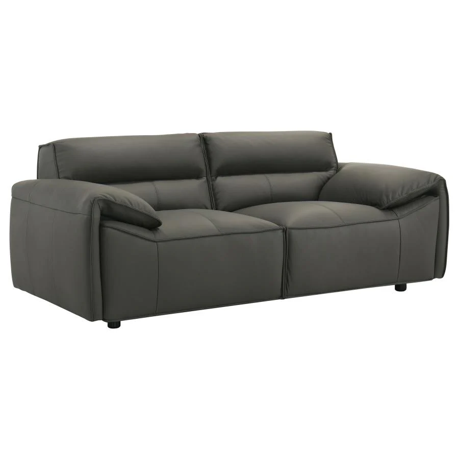 Buxton - Leather Upholstered Sofa Set - Image 16