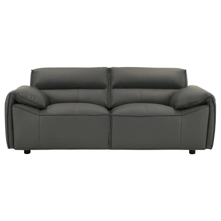 Buxton - Leather Upholstered Sofa Set - Image 18