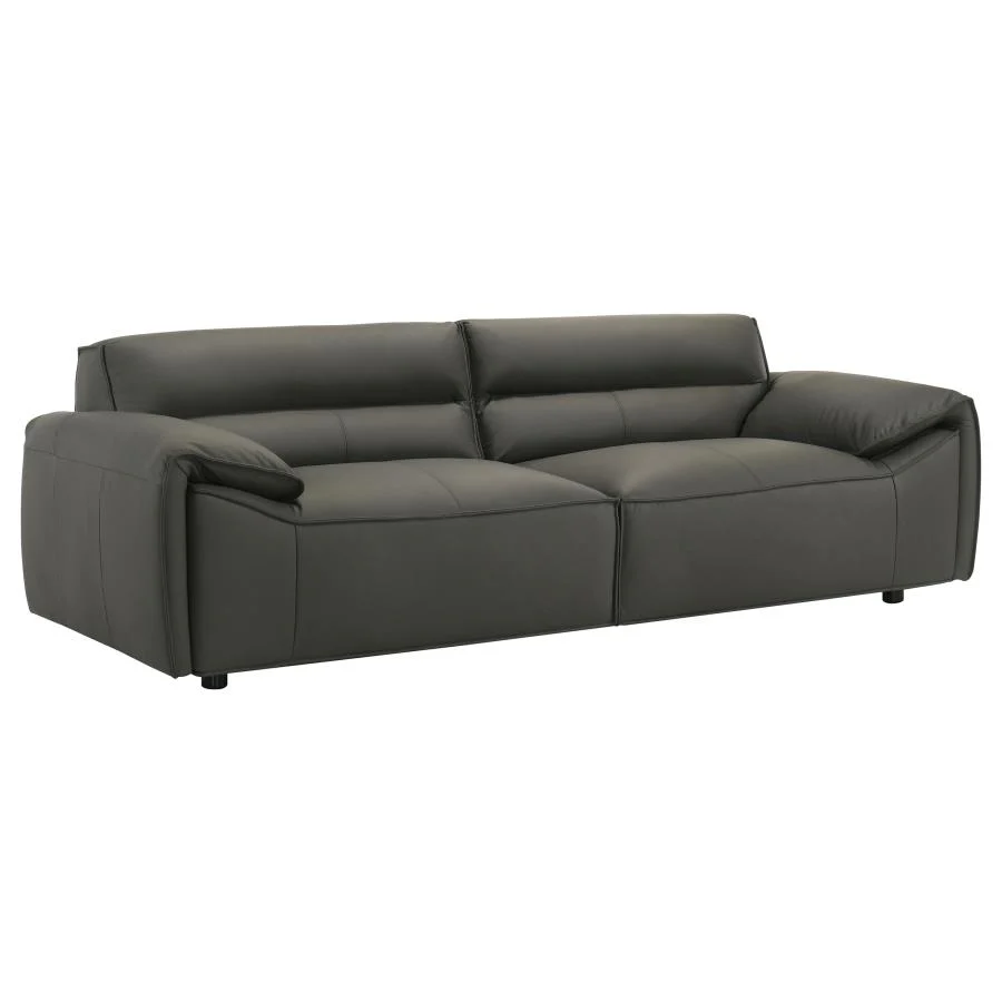 Buxton - Leather Upholstered Sofa Set - Image 6
