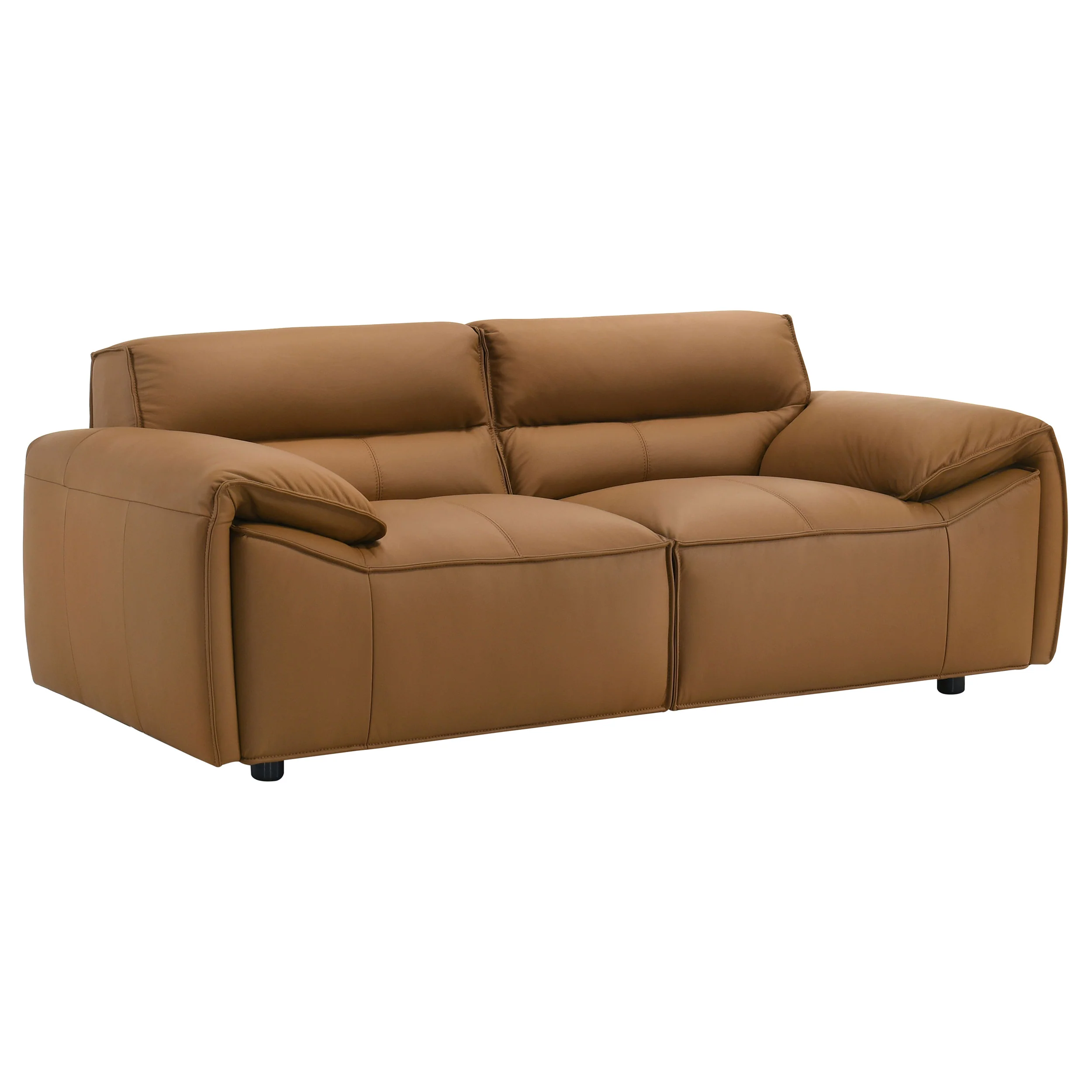 Buxton - Top Grain Leather Upholstered Loveseat - Image 27