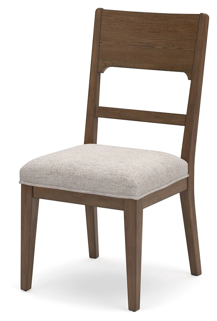 Cabalynn - Dining Uph Side Chair (Set of 2) - Oatmeal / Light Brown - Image 8