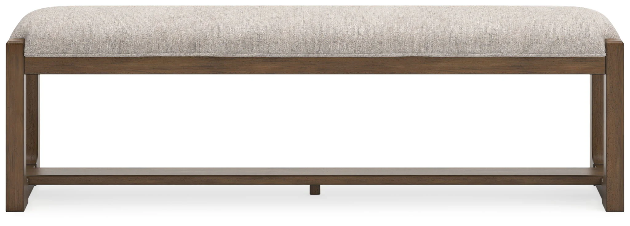 Cabalynn - Large Uph Dining Room Bench - Oatmeal / Light Brown - Image 4