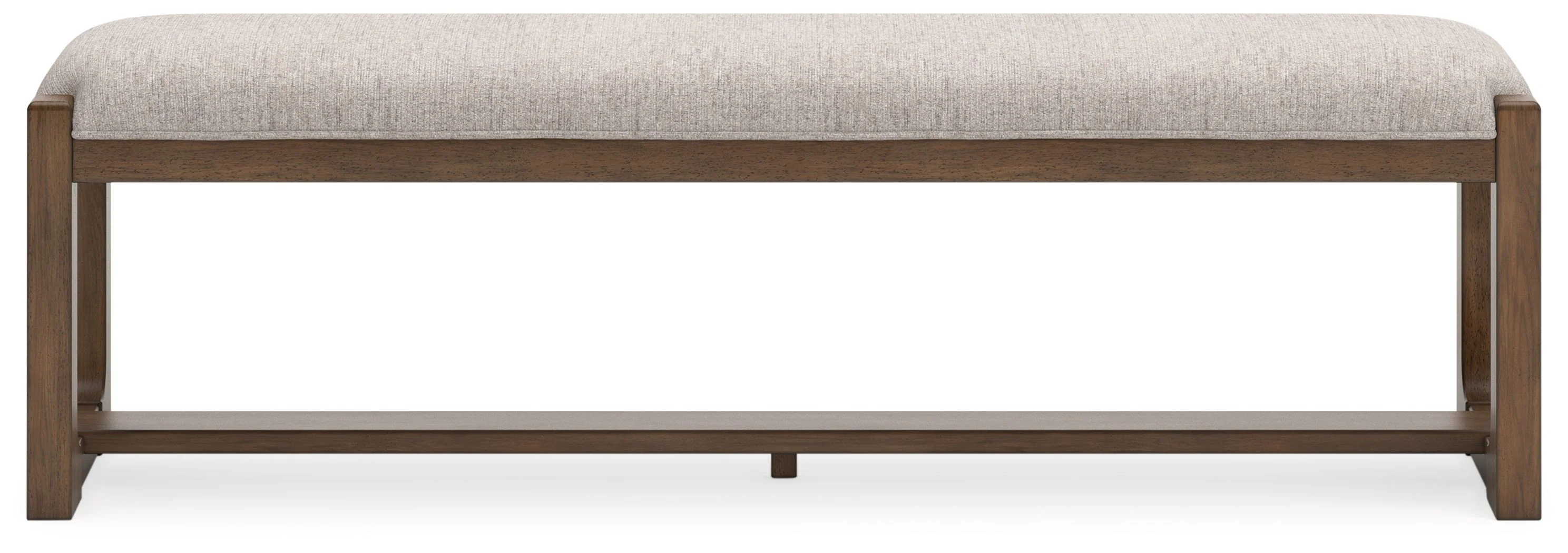 Cabalynn - Large Uph Dining Room Bench - Oatmeal / Light Brown - Image 9