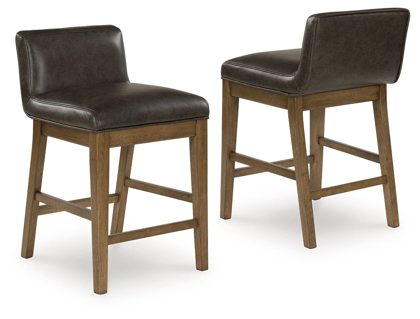 Cabalynn - Upholstered Barstool (Set of 2) - Two-tone Brown - Image 7