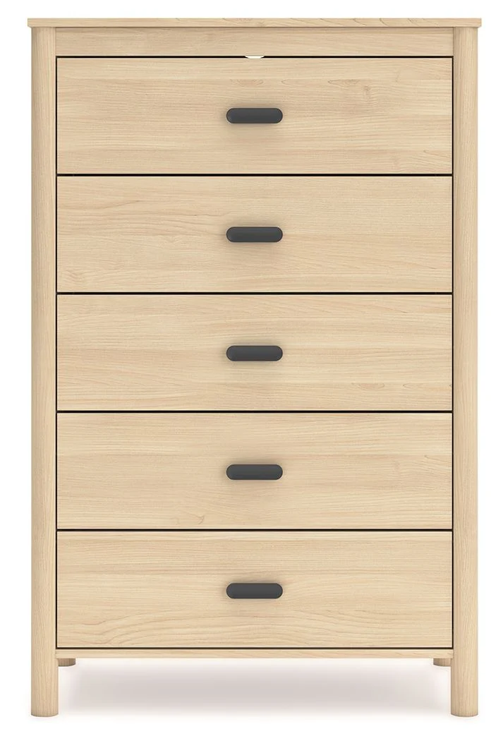 Cabinella - Five Drawer Chest - Tan - Image 10