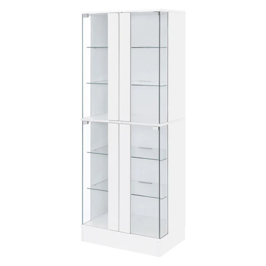 Cabra - 4-door LED Curio Display Cabinet - Image 13