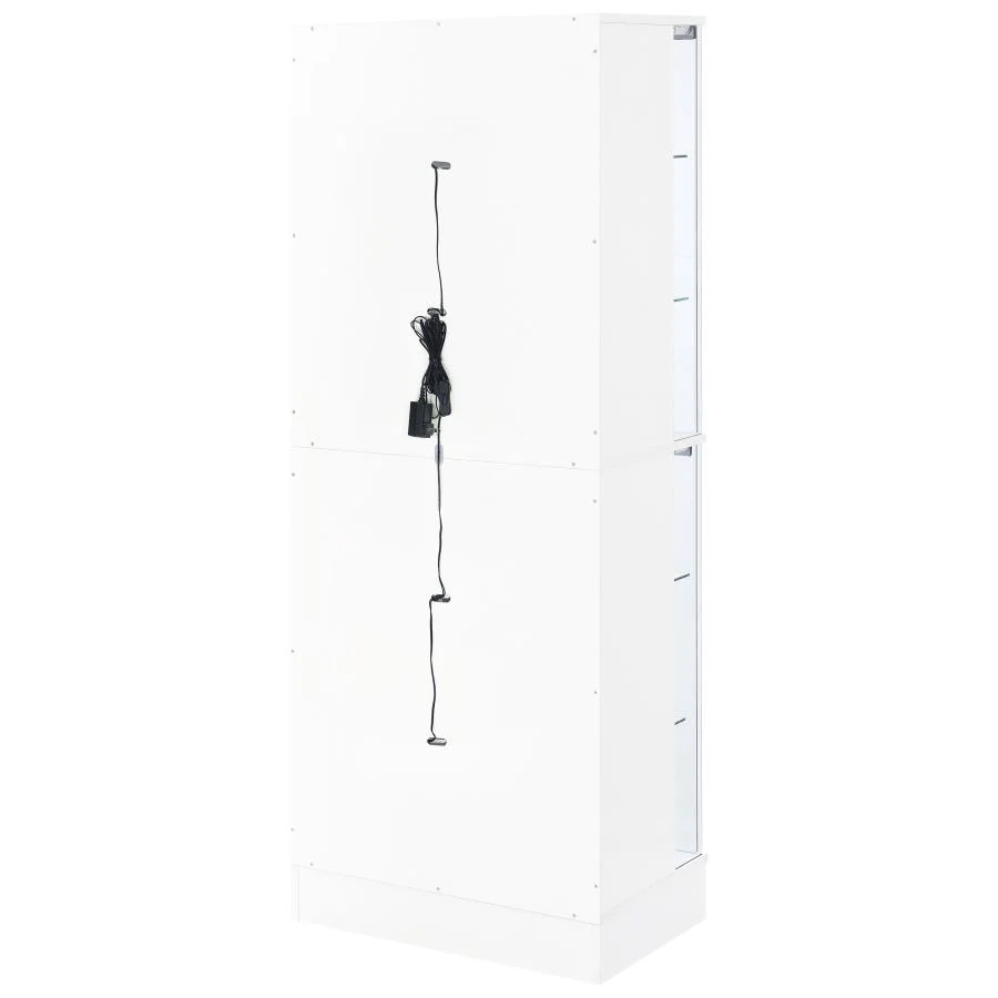 Cabra - 4-door LED Curio Display Cabinet - Image 21