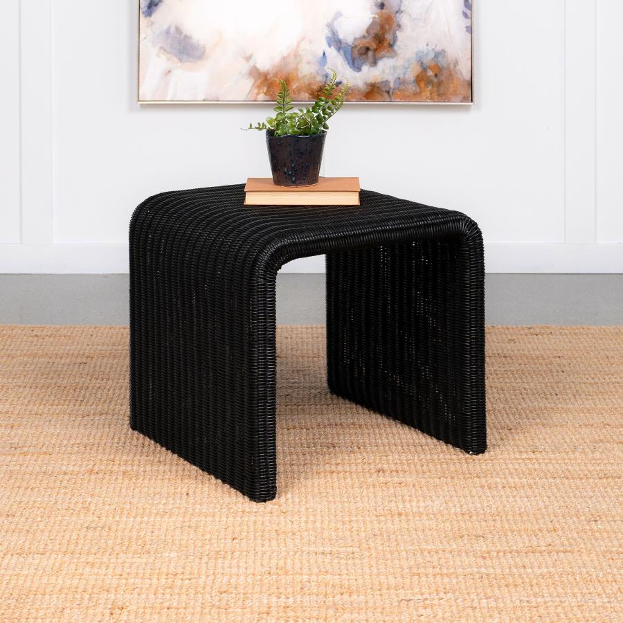 Cahya - Woven Rattan Table - Image 5