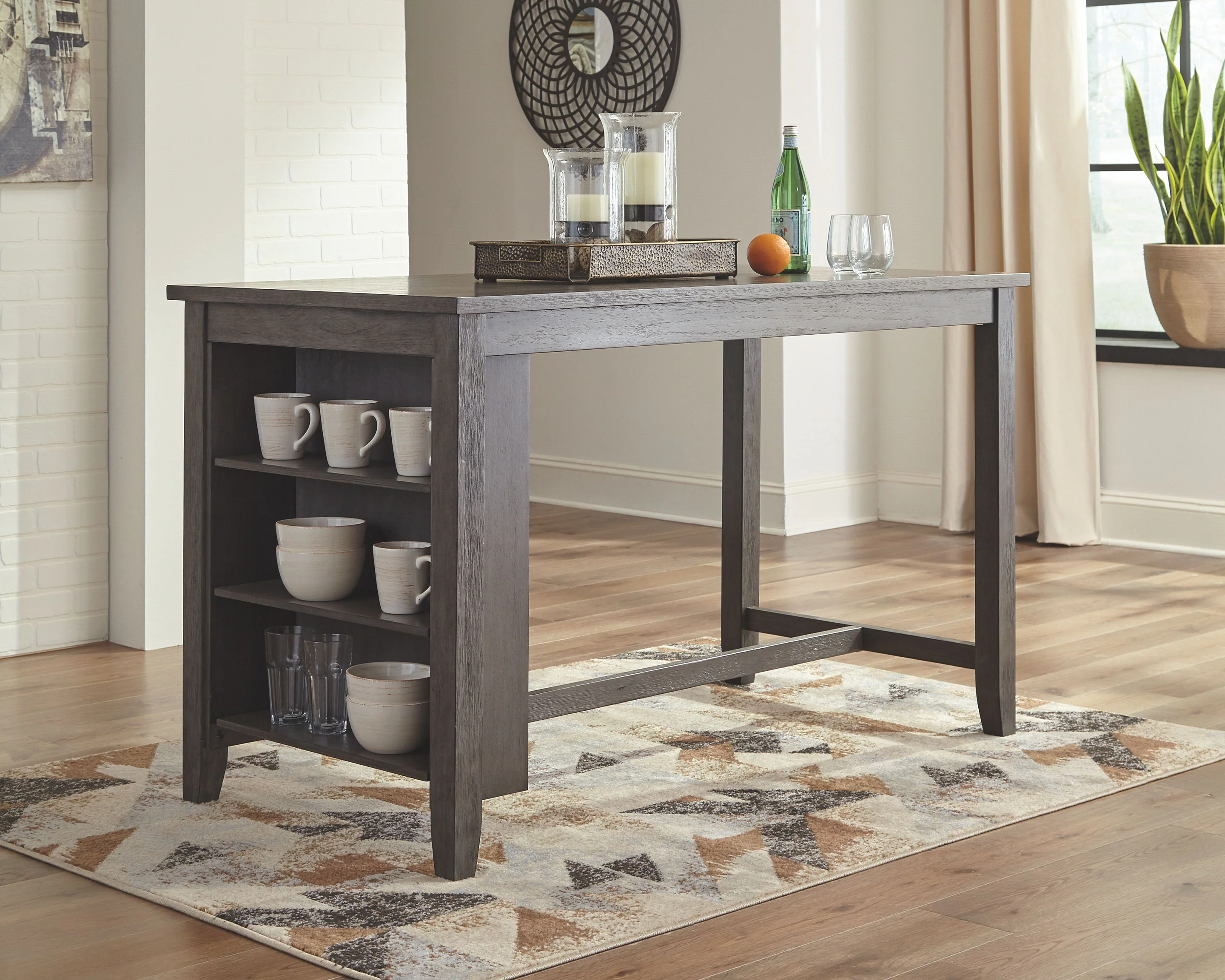 Caitbrook - Rectangular Counter Table Set - Image 6