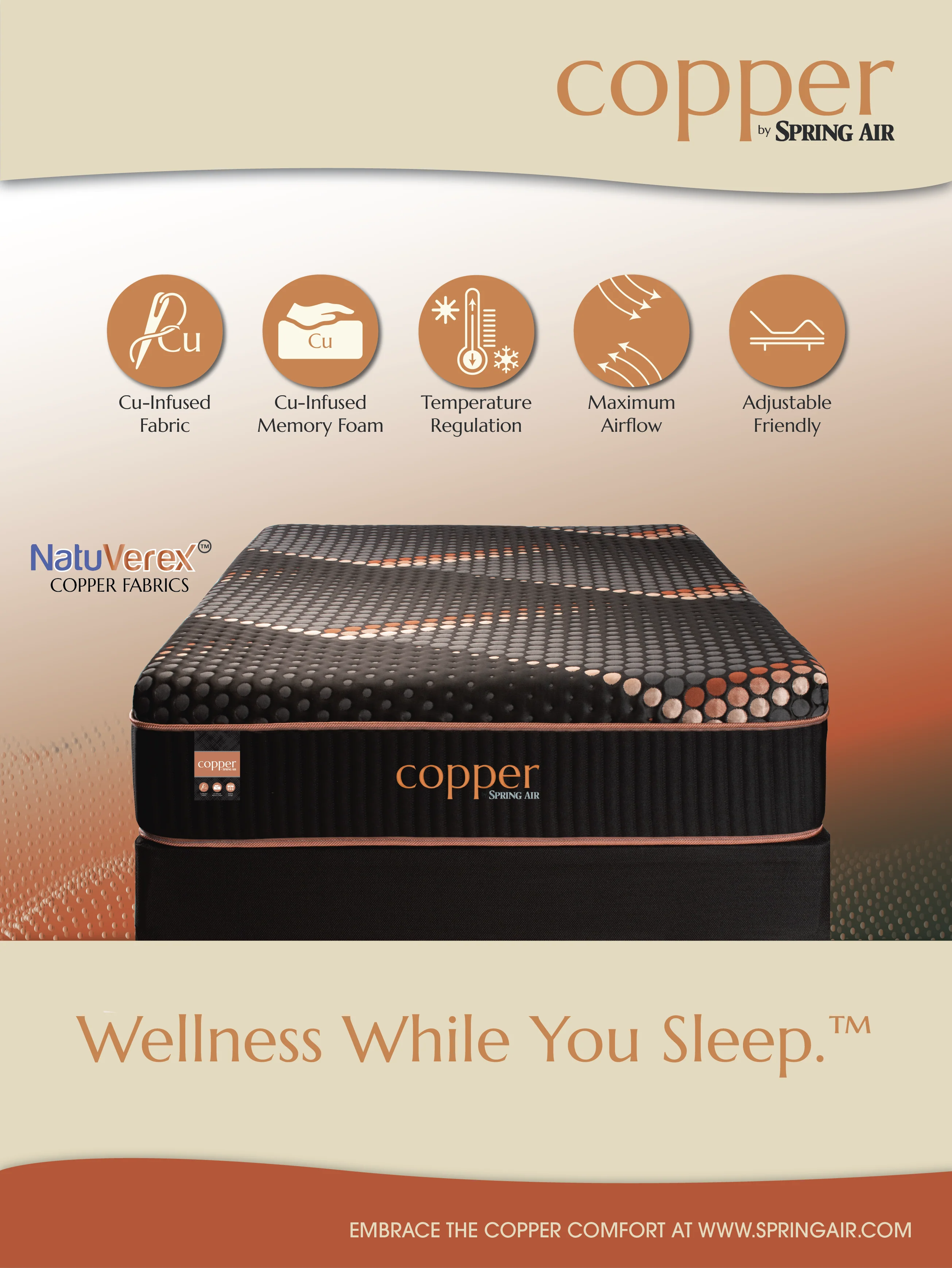 Caitlin Copper ET Plush Hybrid Quilted Mattress - Image 7