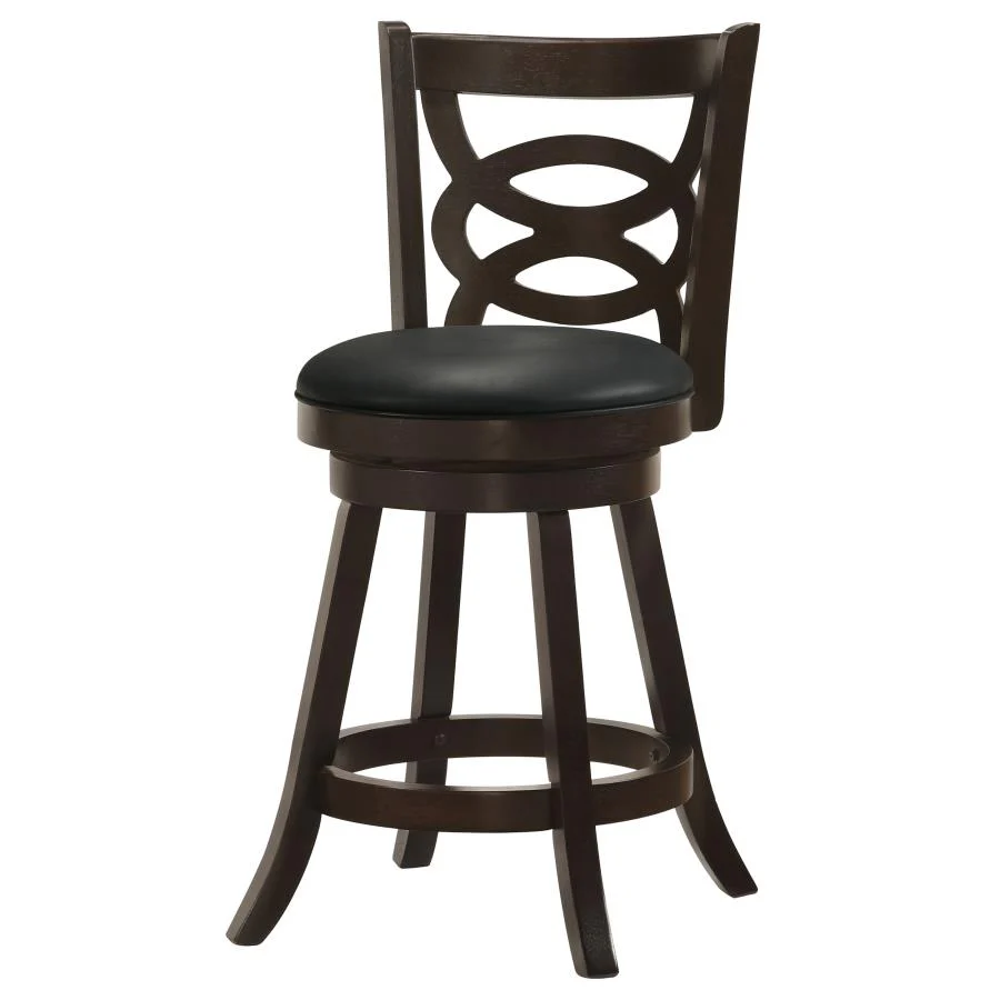 Calecita - Wood Swivel Counter Stool (Set of 2) - Image 9