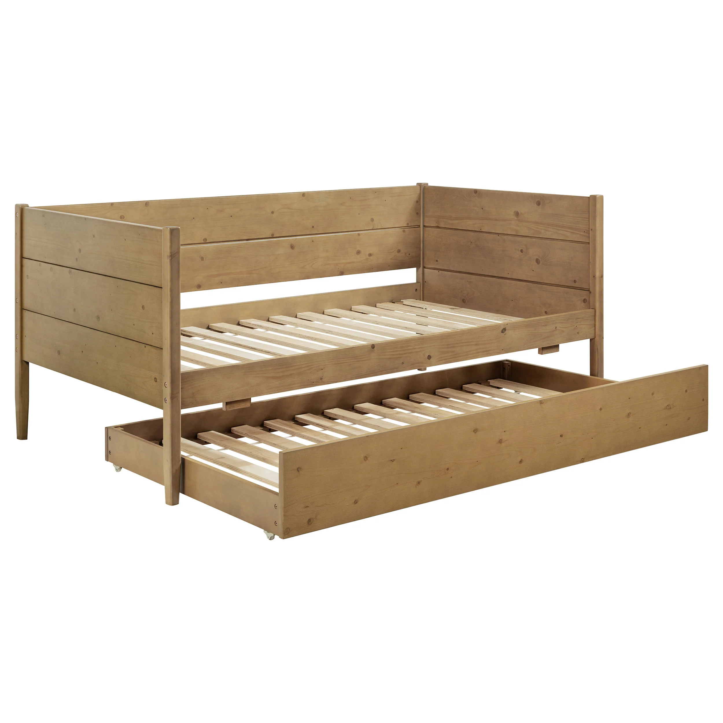 Calinda - Wood Twin Daybed With Trundle - Natural - Image 16