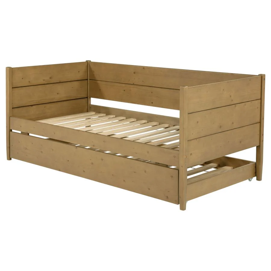 Calinda - Wood Twin Daybed With Trundle - Natural - Image 6