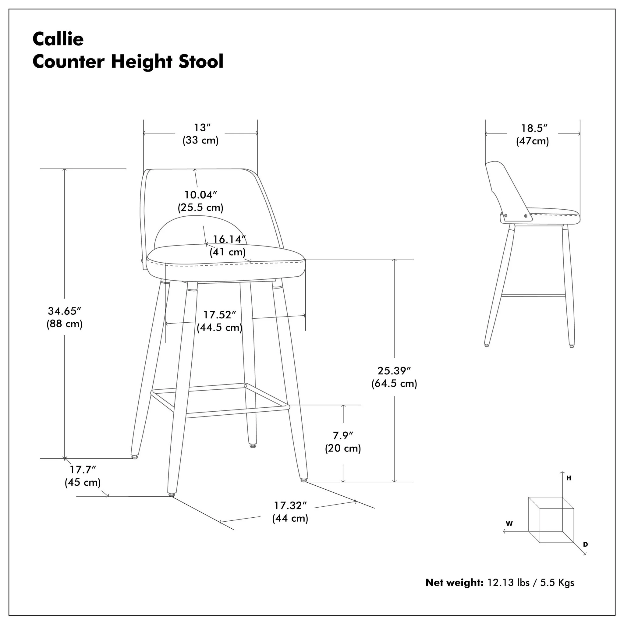 Callie - Upholstered Counter Height Stool (Set of 2) - Image 6